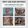 Portable Rechargeable Ear Dryer, Warm/Natural Air Modes, One-Button Easy Operation, 40-Min Runtime with 1-Hour Fast Charging, Lightweight for Travel & Home (Gray) view 4
