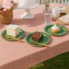 sunepany 50 Pieces Green Paper Plates 9 Inch Scalloped Dessert Plates Disposable Sage Green Dinner Plates for Bridal Baby Shower Wedding Graduation Birthday Party Decorations Cake Plate Supplies view 4