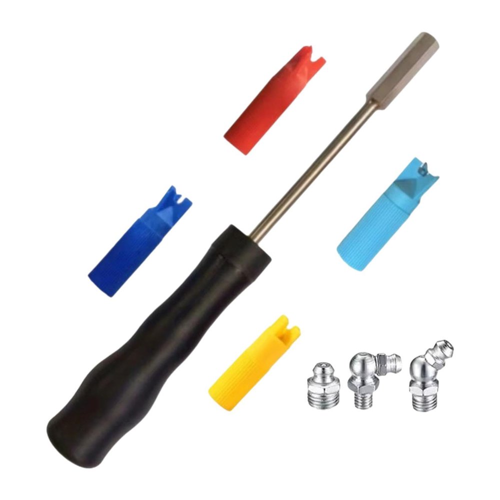 Sdlnklm Grease Zerk Cleaner Premium Durability Portable Greasing Easier Cleaner