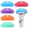 5Pcs Plastic Toothpaste Tube Squeezer Dispenser, Transparent view 1