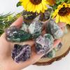 1 Lb Large Rough Fluorite Stone Raw Fluorite Crystal Stone Natural Rainbow Fluorite Purple Fluorite Healing Stones for Tumbling, Wire Wrapping, Wicca Reiki, Meditation view 2