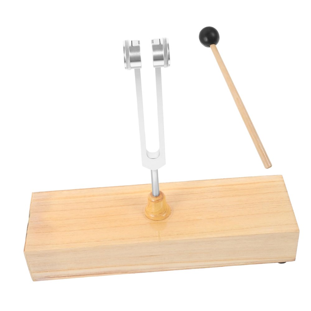 Toddmomy 1Set Tuning Fork Meditation Tools with Wooden Voice Box for Healing Practices Tuning Fork for Relaxation Portable Sound Therapy and Focus Improvement