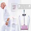 Assist The Elderly in Measuring Weight gain While Standing, with an Electronic Scale with armrests, Suitable for use in clinics, Hospitals, Schools, Nursing Homes (Armrest Pink) view 3