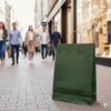 100-Pack Kraft Paper Gift Bags with Twisted Handles Durable, Recyclable Shopping Bags for Retail, Parties, Weddings, Birthdays & Small Business Packaging - (Green, 19.7 x 17.7 x 4.7") view 2