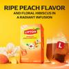 Lipton Peach Paradise Tea Bags, caffeine free Tea, Fruit and Herbal Tea, Individually Wrapped, 20 Tea Bags view 2