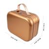 Cabilock 1piece Handheld Storage Box Tinplate Packing Case for Keepsakes and Festivals Versatile Carrying Box Tight Seal Gold view 2