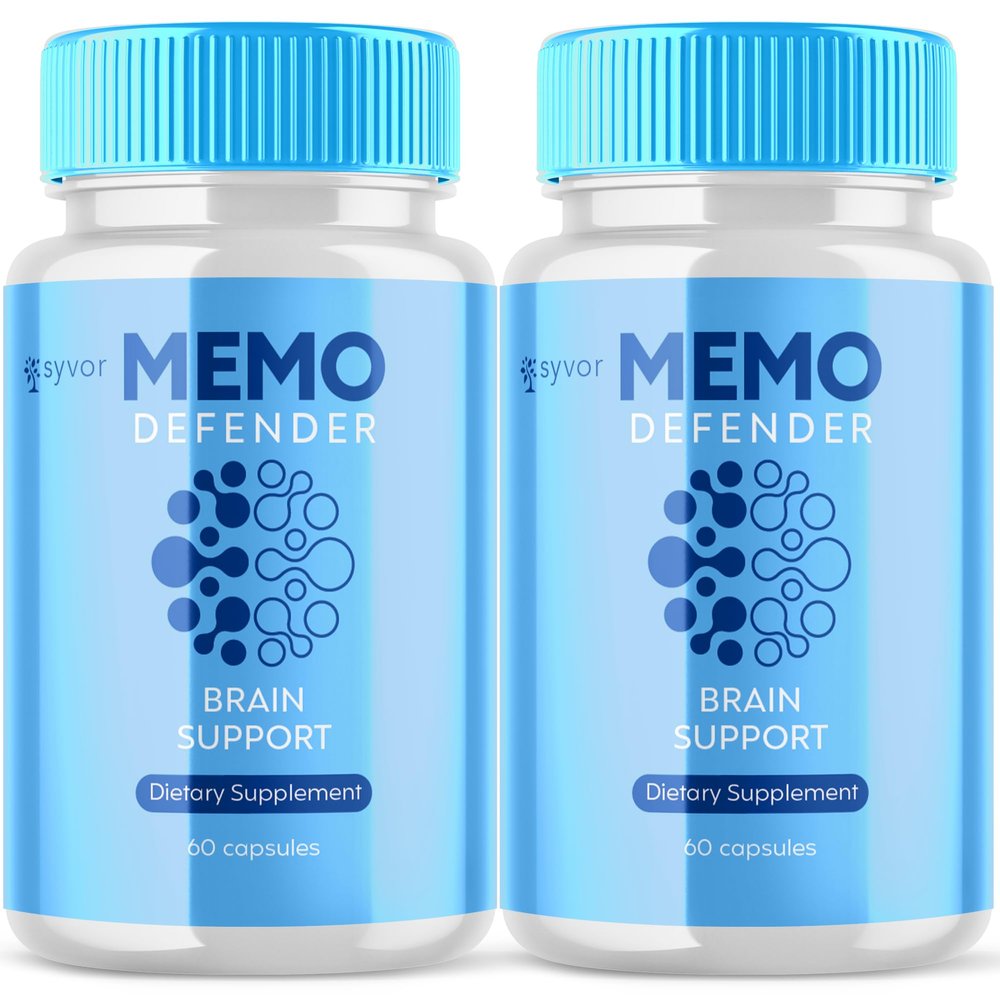 (2 Pack) Memo Defender Capsules - Memo Defender Brain Support Advanced Supplement Pills - MemoDefender Maximum Strength Wellness and Health Blend of Natural Ingredients for Max Results (120 Capsules)