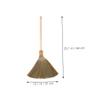SHERCHPRY Asian Woven Broom Corn Broom Handle Dusting Brush Versatile Easy Storage view 2