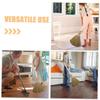 SHERCHPRY Asian Woven Broom Corn Broom Handle Dusting Brush Versatile Easy Storage view 3