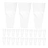 TOVINANNA 50pcs Clear Flower Bouquet Bags Transparent Flower Wrapping Paper for Bouquets Stylish and Practical Floral Packaging for and Events view 1