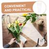 TOVINANNA 50pcs Clear Flower Bouquet Bags Transparent Flower Wrapping Paper for Bouquets Stylish and Practical Floral Packaging for and Events view 3