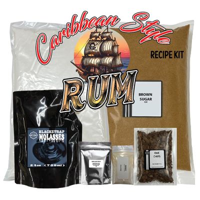 DIY Gold Rum Making Kit Craft Your Own Caribbean-Style Rum at Home 5 Gallon Fermentation & Distilling Kit for Home Brewers and Spirit Makers Great for Hobbyists & Gift Ideas