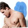 HAPINARY Exfoliating Scrubber Mat with Cup for Back and Foot Cleaning Gentle Massage for Shower Use Wall-Mounted Bath Accessory Design view 4