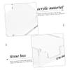 LABRIMP Acrylic Tissue Storage Box Modern Napkin Dispenser Table Paper Storage Rack view 3