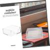 LABRIMP Acrylic Tissue Storage Box Modern Napkin Dispenser Table Paper Storage Rack view 4
