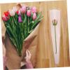 DEARMAMY 250pcs Transparent Flower Bouquet Sleeves Decorative Wrapping for Floral Arrangements for Mother Day Valentine Day and Special Occasions view 4
