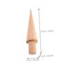 Luxshiny 3pcs Cute Ice Cream Cone Molds Diy Egg Maker Egg Cone Roller for Kitchen view 2