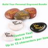 100PCS Customized Engrave Personalized Assorted Bulk, Custom Engraved River Rocks, Create Your Own Great Gift Ideas, Customizable Inspirational Prayer Stones 100 pcs/Pack, 1.5"-2" view 2