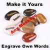 100PCS Customized Engrave Personalized Assorted Bulk, Custom Engraved River Rocks, Create Your Own Great Gift Ideas, Customizable Inspirational Prayer Stones 100 pcs/Pack, 1.5"-2" view 4