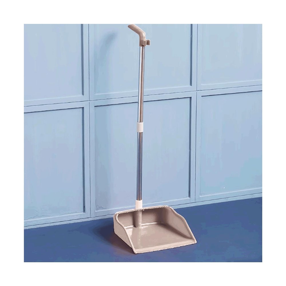 Compact Plastic Thickened Dustpan with Scraping Teeth Widened Household Dustpan Stainless Steel Dustpan Handheld Dustpan Lightweight
