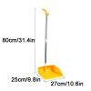 Compact Plastic Thickened Dustpan with Scraping Teeth Widened Household Dustpan Stainless Steel Dustpan Handheld Dustpan Lightweight view 2