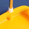 Compact Plastic Thickened Dustpan with Scraping Teeth Widened Household Dustpan Stainless Steel Dustpan Handheld Dustpan Lightweight view 3