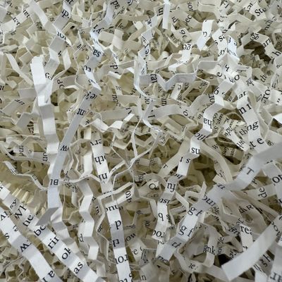 Covogoods BookCrinkle Crinkle Cut Paper Shred Filler | Gift Basket Fill, Packing Paper, Recycled Material (Natural, LG - 15 Gallon)