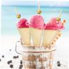 Zerodeko 50pcs Wooden Egg Roll Container Miniature Cake Cones Serving Dispenser Ice Cream Cone for Mini Sugar Cone Ice Cream Holder Small Mini Waffle Cones Charcuterie Mold Party Beige view 4