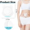 30 Pcs Disposable Castor Oil Patches,Spunlace Absorbent Wrap,Highly Absorbent,Leak-Proof,Self-Adhesive,No Wash,Breathable(Oil Not Included) (Bear Shape,White) view 2