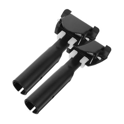 SOESFOUFU 2pcs Heavy Duty Mop Pole Clamp Replacement for Commercial Cleaning Versatile Mop Accessory Compatible Plated for Offices and Home Use
