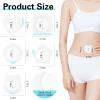 30 Pcs Disposable Castor Oil Patches,Spunlace Absorbent Wrap,Highly Absorbent,Leak-Proof,Self-Adhesive,No Wash,Breathable(Oil Not Included) (Mix Shape,White) view 2