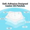30 Pcs Disposable Castor Oil Patches,Spunlace Absorbent Wrap,Highly Absorbent,Leak-Proof,Self-Adhesive,No Wash,Breathable(Oil Not Included) (Star Shape,White) view 3