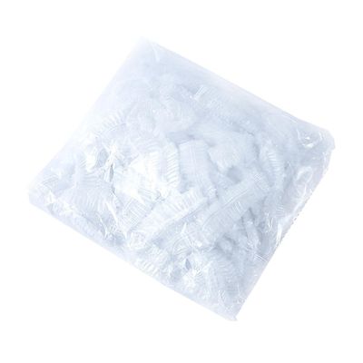 HEALLILY 300pcs or Elastic Edging Plastic Wrap Cover Fridge Food Wrap Films Fridge Food Fresh-keeping Cover Bowl Plastic Wrap White