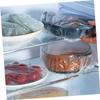 HEALLILY 300pcs or Elastic Edging Plastic Wrap Cover Fridge Food Wrap Films Fridge Food Fresh-keeping Cover Bowl Plastic Wrap White view 3