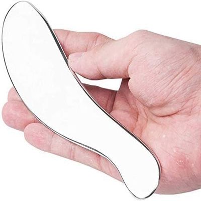 Pure Scarping Tools Back Massager Gua Sha Tools Board for Face and Neck and Body Skin Care Tool Feel Cool Toutch (Shape_6)