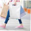 Zerodeko 100pcs Robust Pe Plastic Large Storage Bags Handles for Thanksgiving Birthday Snack Retail view 4