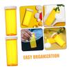 CALLARON 10pcs Plastic Pill Bottle for Travel Medicine Organizer Locking Mechanism Organizer Empty Pill Case Vials Jar view 3