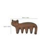 DEARMAMY 2pcs Cat-shaped Wooden Massage Comb Portable Scalp Massager for Stress Relief Gentle Hair Scalp Brush for Home Office and Travel Use view 2
