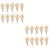CALLARON 2sets Delicate Dessert Cones Compact Ice Cones for Charcuterie Food Sticks Cream 150pcs*2 view 1