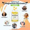 200MG Magnesium Glycinate Gummies, High Absorption Magnesium Glycinate Supplements for Relaxation, Magnesium Chews for Adults and Kids, Pineapple Flavor 120 Count view 3