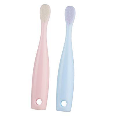 Ipetboom 2pcs Toothbrush Ultra-fine Bristles for Gentle Oral Care Soft-Safe Design for Boy Girl and Toddlers Travel-Friendly Ergonomic Handle