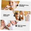 Ipetboom 2pcs Toothbrush Ultra-fine Bristles for Gentle Oral Care Soft-Safe Design for Boy Girl and Toddlers Travel-Friendly Ergonomic Handle view 2