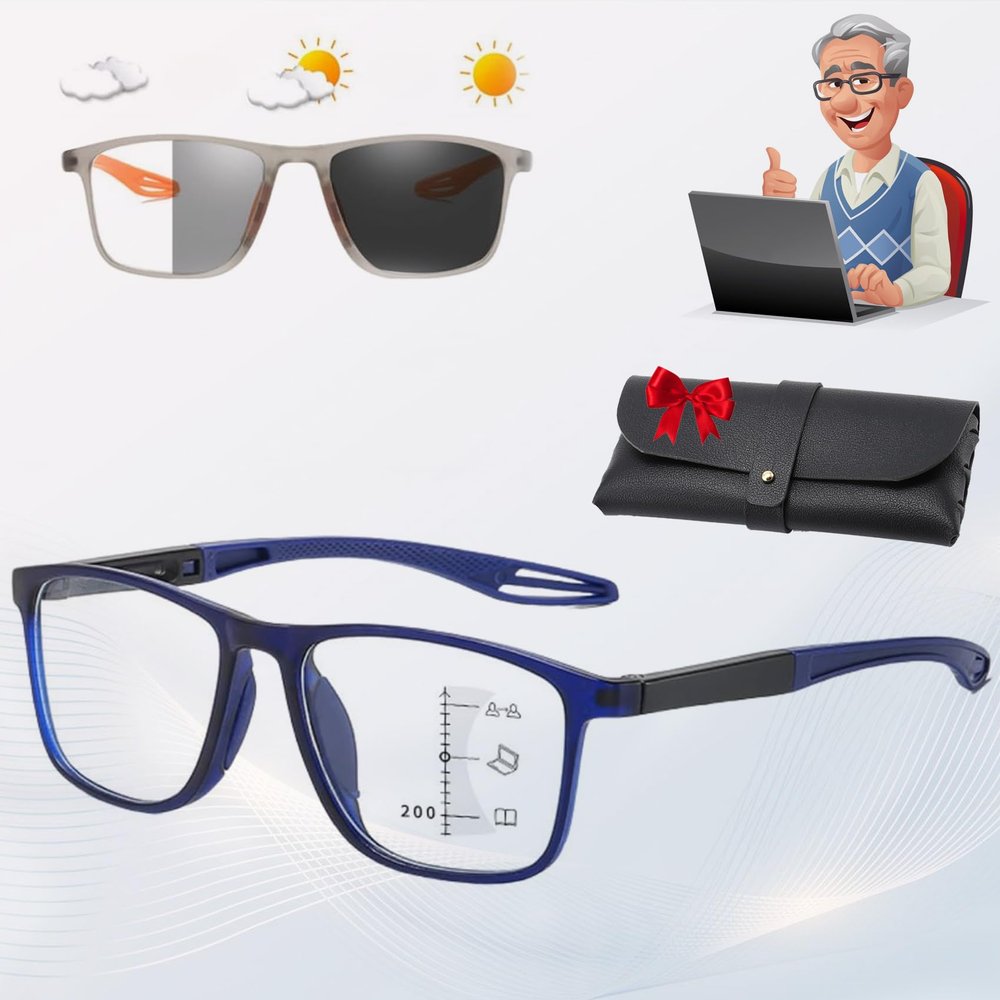 IVYDREVER Reading Glasses Men - Multifocal Reading Glasses Men