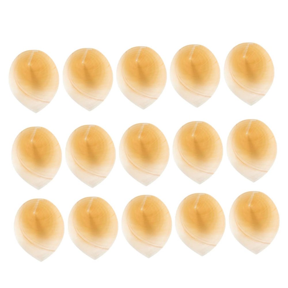 Baluue Unique Wood Ice Cream Cones 150pcs Mini Cream Cones Disposable for Charcuterie Snacks Events