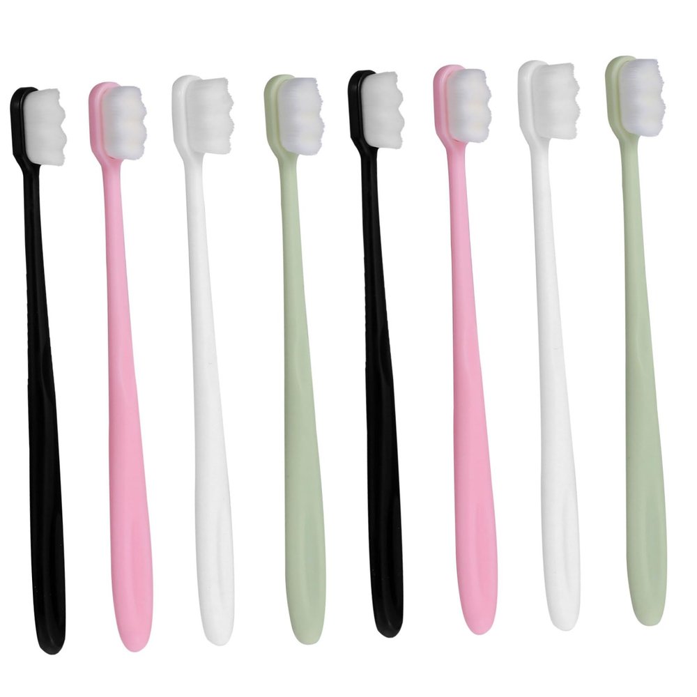 FOMIYES 8pcs Soft Toothbrush for Adults Postpartum Toothbrush Gentle Bristles Super Soft for Sensitive Teeth Complete Oral Care Kit