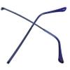 WRITWAA 1Pair Replacement Glasses Arms Metal Eyeglasses Temple Repair Kit Comfortable and Durable Eyewear Accessories for Sunglasses and Eyeglasses Transparent Design view 1
