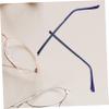 WRITWAA 1Pair Replacement Glasses Arms Metal Eyeglasses Temple Repair Kit Comfortable and Durable Eyewear Accessories for Sunglasses and Eyeglasses Transparent Design view 3