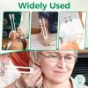 64 HZ Weighted Tuning Fork with Massage Head for Healing, Yoga, Stress Alleviation, Relaxation, with Hammer, Bag, Clean Cloth, Wrench view 4