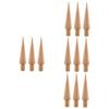 Alipis 12pcs Ice Cream Cone Mold Wood Dessert Molds for Homemade Waffle Cones for Family Gatherings and Special Occasions view 1