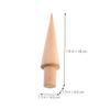 Alipis 12pcs Ice Cream Cone Mold Wood Dessert Molds for Homemade Waffle Cones for Family Gatherings and Special Occasions view 2